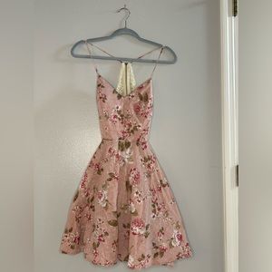 Beautiful Jodi Kristopher Pink Floral Size 3 Dress